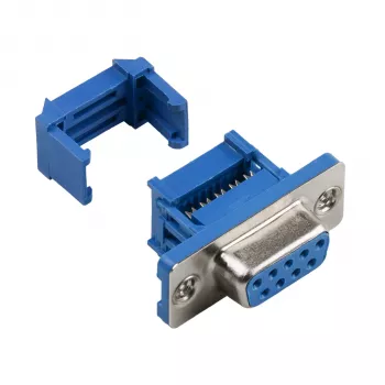 Prise femelle D-Sub EFB-Elektronik, borne IDC, EDFF 09 LPIII/Z UNC (29015.1V2)