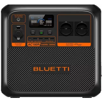 Bluetti AC180P station électrique portable, LiFePO4, 36000 mAh, 1800 W, 16 kg