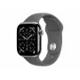 Apple Watch Series 11 GPS + Cellular 42 mm boîtier en titane naturel avec bracelet sport gris - S/M
