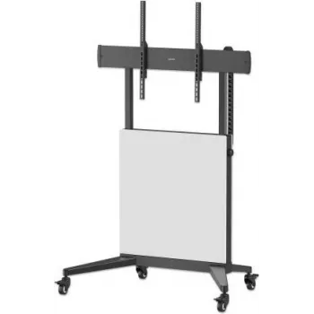 Manhattan support TV mobile sur roues, 50–100 inch, 35–80 kg, réglable en hauteur Lift&Lock, noir (462730)