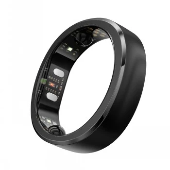 Bague connectée RingConn Smart Ring Gen3 pour femmes et hommes - noir mat taille 12