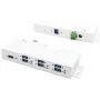 Hub d'interface EXSYS EX-1189HMVS-3W USB 3.2 Gen 1 (3.1 Gen 1) Type-B blanc