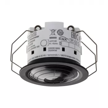 Détecteur de présence KNX Jung Mini Standard avec mesure de température, Secure IP (337001SDE)