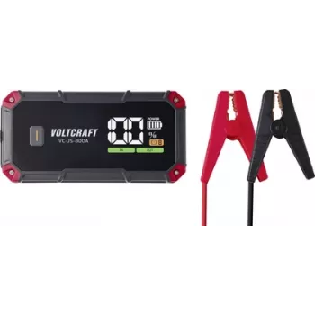 VOLTCRAFT VC-JS-800A Démarreur de secours, 400 A (12 V), 1 sortie 12 V, 2 USB, avec station de charge et de rangement (VC-18218600)
