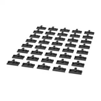 APC NetShelter - Connecteur de rails de montage en rack - noir (lot de 40)