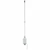Antenne VHF marine Albrecht Marine Masttop 3200, env. 1 m, avec support, câble 18 m, blanche (64130)