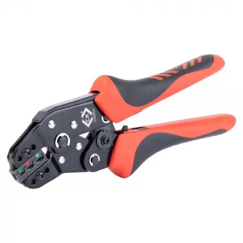 Pince à sertir C.K Tools T3680A pour connecteurs de câbles isolés, 0,25-2,5 mm²
