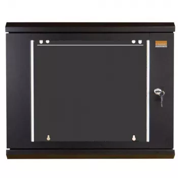 Armoire réseau IT-BUDGET TAUNUS 19 inch, 12U, profondeur 600 mm, porte vitrée, verrouillable, noire