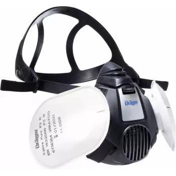 Ensemble demi-masque Dräger X-plore 3500 Craftsman avec 2x FilterPure P3 (R56960)
