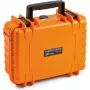 Valise à outils B&W 1000/O/SI, orange, polypropylène (PP), résistante à la poussière, étanche, 248,92 x 175,26 x 93,98 mm