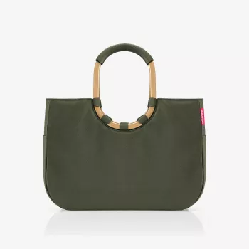 Panier de courses reisenthel loopshopper L, forest gold, déperlant, 25 L (OR5054)