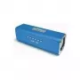 Technaxx Musicman enceintes actives pour USB et SD avec batterie bleues