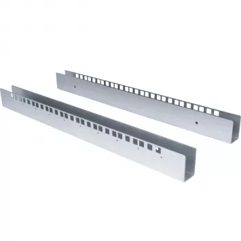 Rails de montage arrière 19 pouces 9U EFB Elektronik pour X-Rack, lot de 2 (WGX-PRO09)