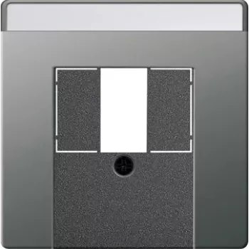 Plaque de recouvrement Gira BSF TAE/USB, acier inoxydable, 0876600