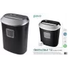 Destructeur de documents pavo Crosscut 12, particules 5 x 38 mm, 12 feuilles A4, largeur de travail 220 mm (8053384)