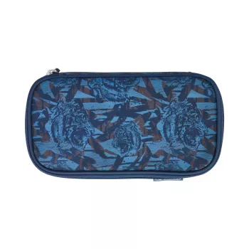 Trousse herlitz be.bag beatBox Camo Tiger, polyester, compartiment principal à fermeture éclair XXL