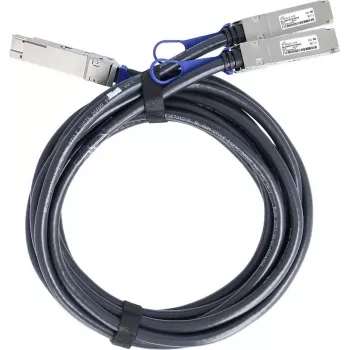 Câble DAC breakout BlueLAN QSFP-DD vers 2x QSFP56 400G, 1 m, compatible Juniper 720-128728