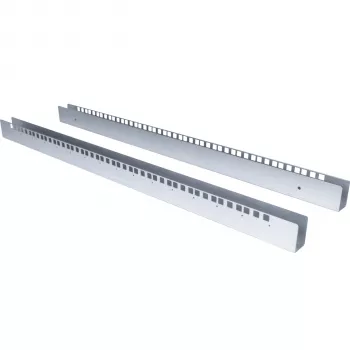 Rails de montage arrière 19 pouces EFB Elektronik 15HE pour X-Rack, lot de 2
