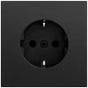 Prise SCHUKO GIRA 418874 System 70 noire