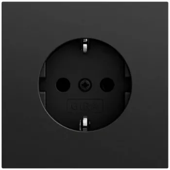 Prise SCHUKO GIRA 418874 System 70 noire