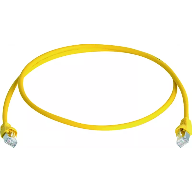 Câble patch Cat6a S/FTP Telegärtner, 3,5 m, jaune