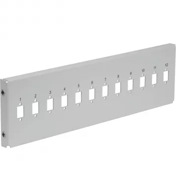 Plaque de répartition 12 SC simplex EFB Elektronik pour mini-répartiteur mural 53605.1V2