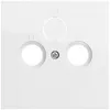 Prise d'antenne coaxiale System 70 Gira, blanc pur (086970)