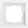 Cadre de recouvrement 1 poste GIRA 021170, Gira F200, blanc pur