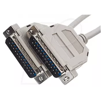Câble D-SUB S-CONN AK 402 SC Shiverpeaks, 1:1, 25 broches, mâle/mâle, 5 m