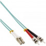 Câble patch fibre optique LC-ST OM3 Mercodan (40400077)