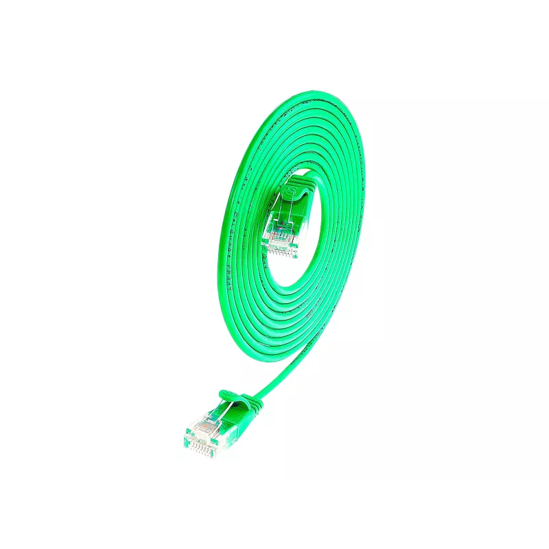 Câble patch Slim Cat6 U/UTP Wirewin, 2 m, vert