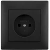 Prise simple VCX WESA LC 07C, noire