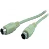 Câble PS/2 shiverpeaks BS78107-2 1,8 m Mini-DIN 6 broches gris