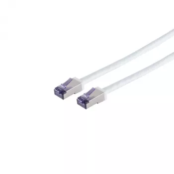 Câble patch S Conn Maximum Connectivity Cat6a S/FTP RJ45, 0,25 m, blanc