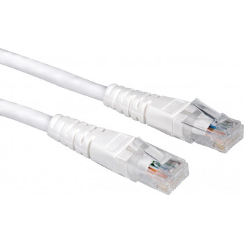 Secomp Cat6 U/UTP Patch Cable RJ45, 5 m, White