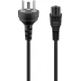 Câble d'alimentation Goobay, 2 m, noir (30857)