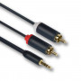 Câble audio Mercodan PRO Minijack-RCA ULTRA, 2 m