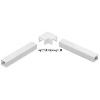 Connecteur d'angle pour goulotte d'installation électrique LK 40x25 Stasiński, blanc (1 pièce)