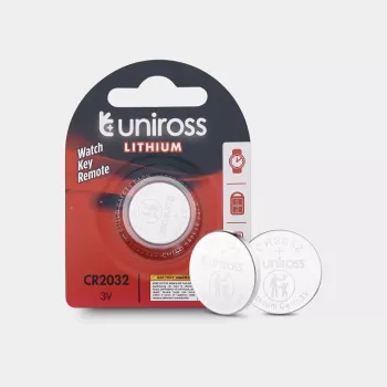 Pile bouton lithium Uniross CR2032, 1 pièce