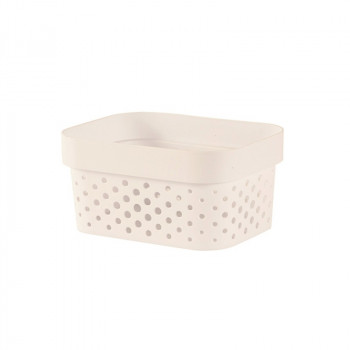 Boîte de rangement Curver Infinity Recycled 1,4 l 12,5 x 8,3 cm, blanche