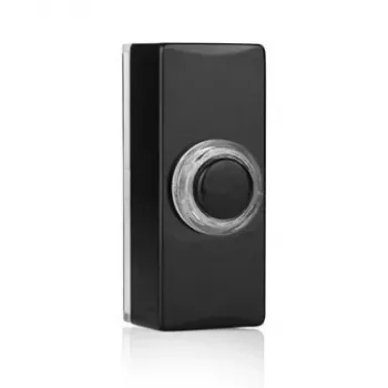 Bouton de sonnette lumineux Byron DBW-22012 noir