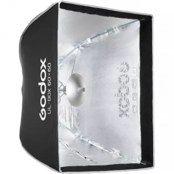 Softbox parapluie Godox UL-Box-6060, modificateur d'éclairage de studio Bowens