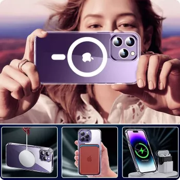 Tech-Protect Flexair Hybrid MagSafe coque pour Samsung Galaxy S24, transparent