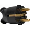 Prise de sécurité en plastique Kopp, pour 3x1,5mm², noir