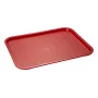 Plateau fast-food APS 350 x 270 mm, hauteur 20 mm, polypropylène, rouge (530)