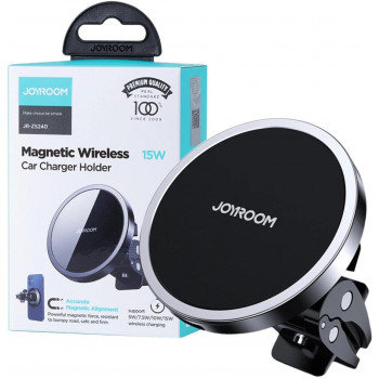 Support de voiture magnétique Joyroom JR-ZS240 avec chargeur sans fil Qi 15 W, MagSafe