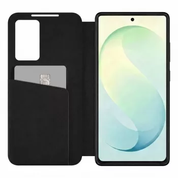 Coque portefeuille Tech-Protect Smart Wallet pour Samsung Galaxy S26 FE, noir mat