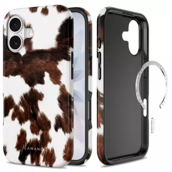 Coque Tech-Protect Lamano MagSafe pour iPhone 17, Soft Herd