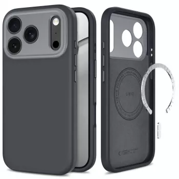 Coque Tech-Protect UNIQ MagSafe CC pour iPhone 17 Pro / 18 Pro, anthracite