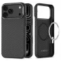 Coque Tech-Protect Ion Carbon MagSafe pour iPhone 17 Pro Max / 18 Pro Max, noire/argent
